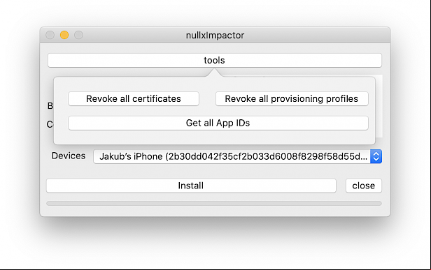 nullxImpactor Tools