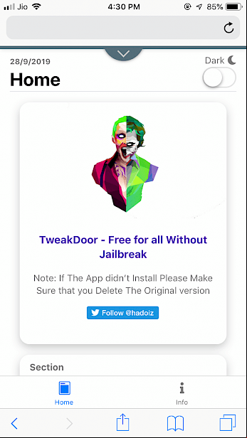 TweakDoor App