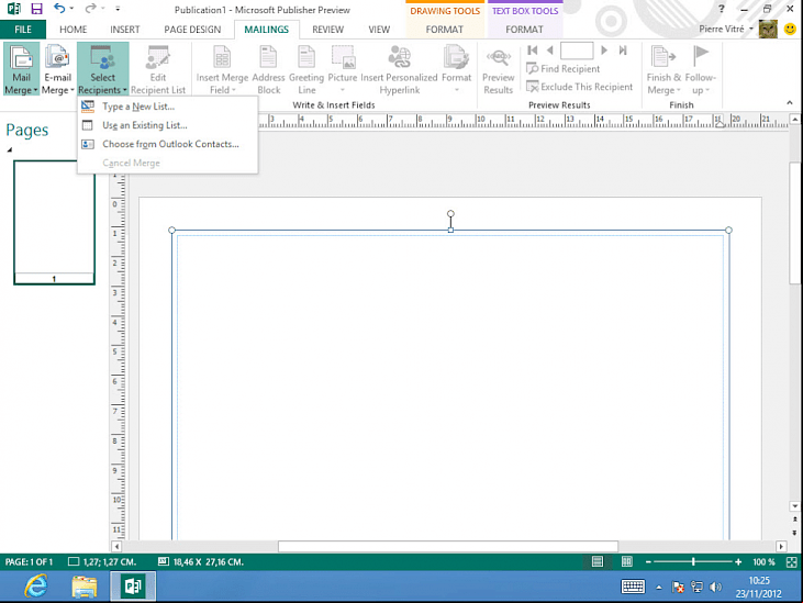 Microsoft Publisher 2013