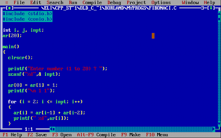 Turbo C++