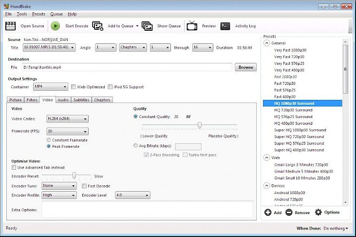 HandBrake (32-bit)