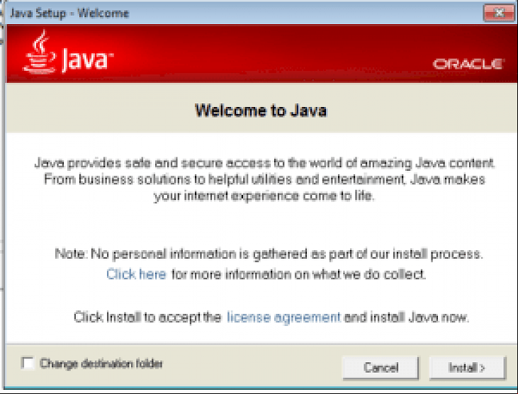 Java Runtime Environment 1.6.0.31 (32-bit)